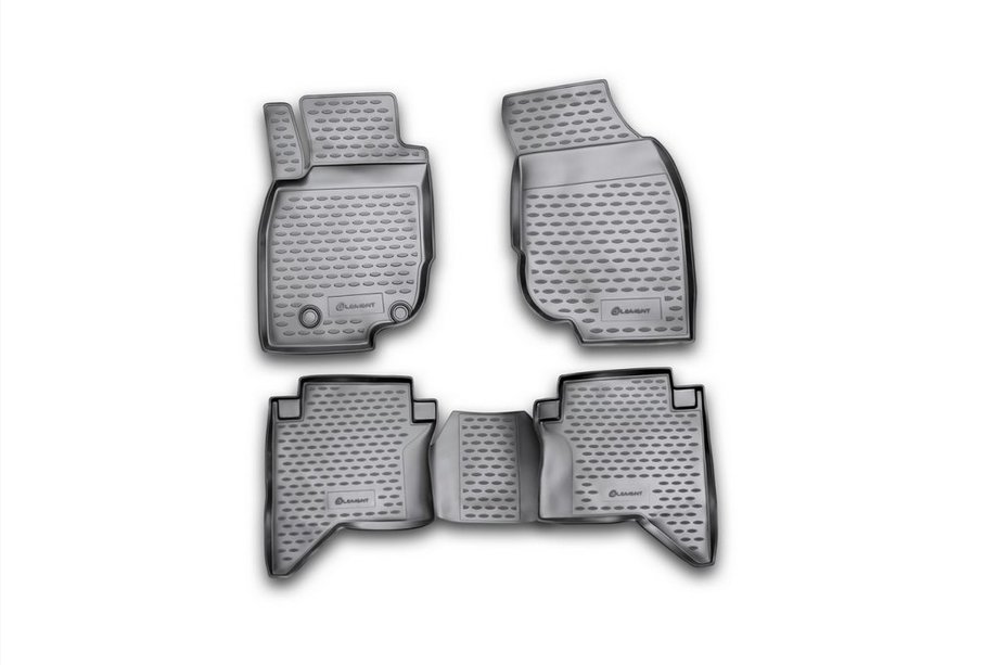 Toyota Hilux 2006–2015 (2011-2015) Gummimattor till kupén (4 st, Novline) Image