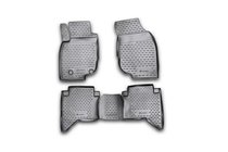 Toyota Hilux 2006–2015 (2011-2015) Gummimattor till kupén (4 st, Novline) foto 1