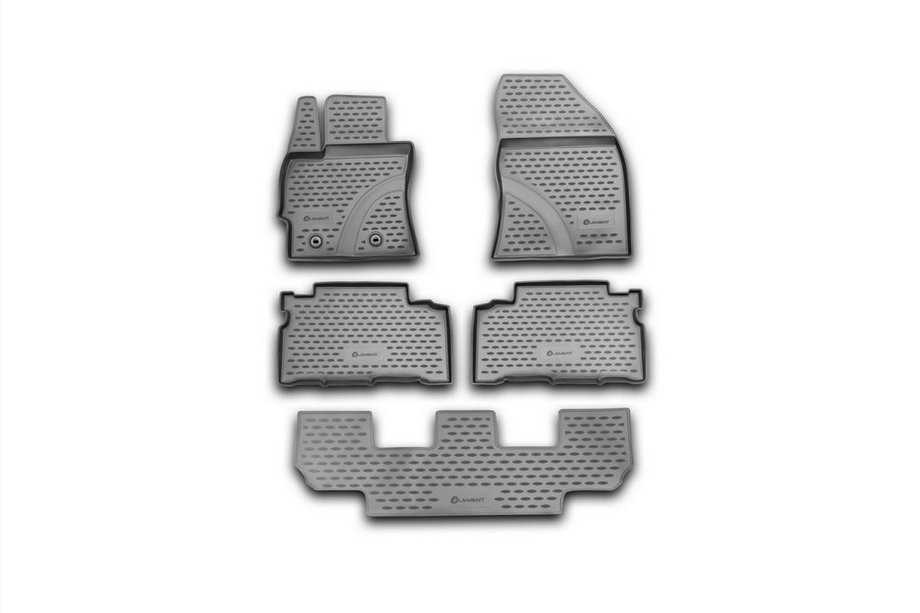 Toyota Verso 2009–2018 (2013↗) Gummimattor till kupén (5 st, Novline) Image