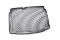 Volkswagen Polo 2010–2017 Gummimatta till bagageutrymmet (nedre) (Novline) HB foto 1