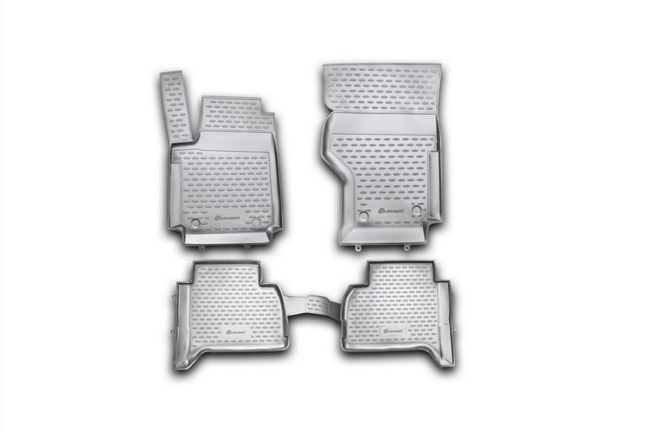 Volkswagen Amarok 2010–2022 Gummimattor till kupén (4 st, Novline) Image