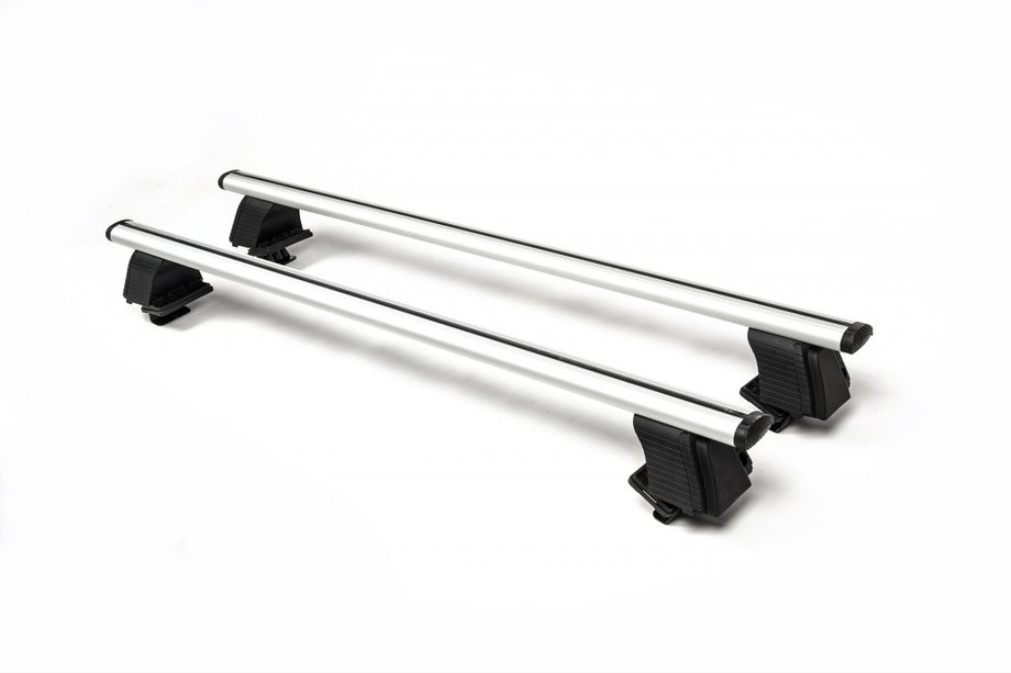 Toyota Land Cruiser Prado 120 2002–2009 Takräcke tvärbalkar för slätt tak (2 st, Asaf V4) Image