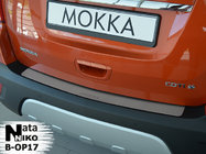 Opel Mokka 2012–2021 List till bakre stötfångaren Nataniko (2012-2016, rostfritt stål) foto 1