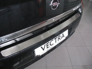 Opel Vectra C 2002–2008 Natanika lastskydd för bakre stötfångare (rostfritt stål) foto 1