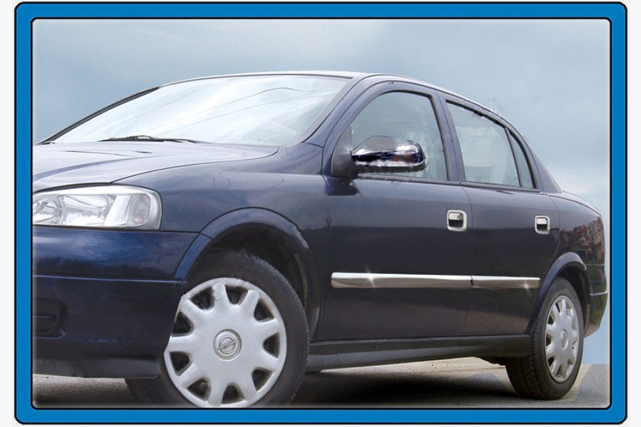 Opel Astra G Classic 1998–2012 Dörrlister (4 st, rostfritt stål) Carmos - turkiskt stål Image