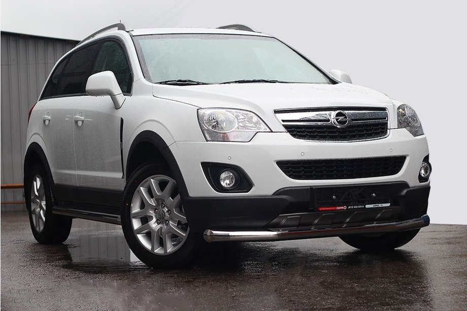 Opel Antara 2006–2017 Enkelt rör (rostfritt stål) Image