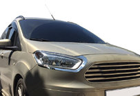 Ford Courier 2014–2023 Ögonfransar till strålkastare (2 st, rostfritt stål) foto 1