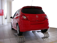 Opel Corsa D 2007–2014 Bakre nedre diffusorinsats (för lackering) foto 2