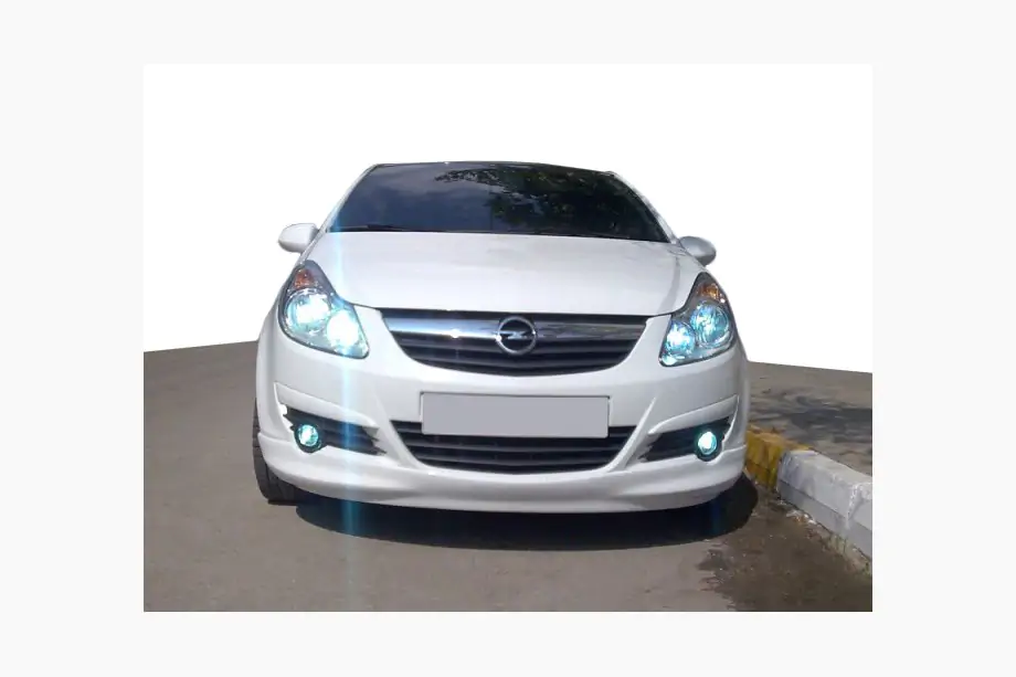 Opel Corsa D 2007–2014 Främre nedre läppspoiler (för lackering) Image