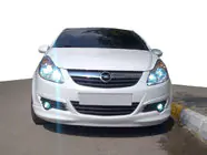 Opel Corsa D 2007–2014 Främre nedre läppspoiler (för lackering) foto 1