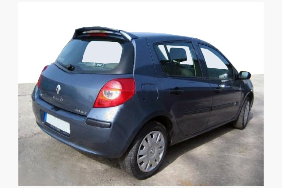 Renault Clio III 2005–2012 Spoiler HB (olackerad) Image