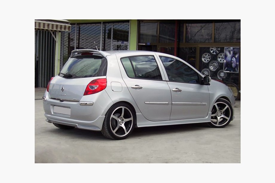 Renault Clio III 2005–2012 Sidokjolar (för lackering) Image