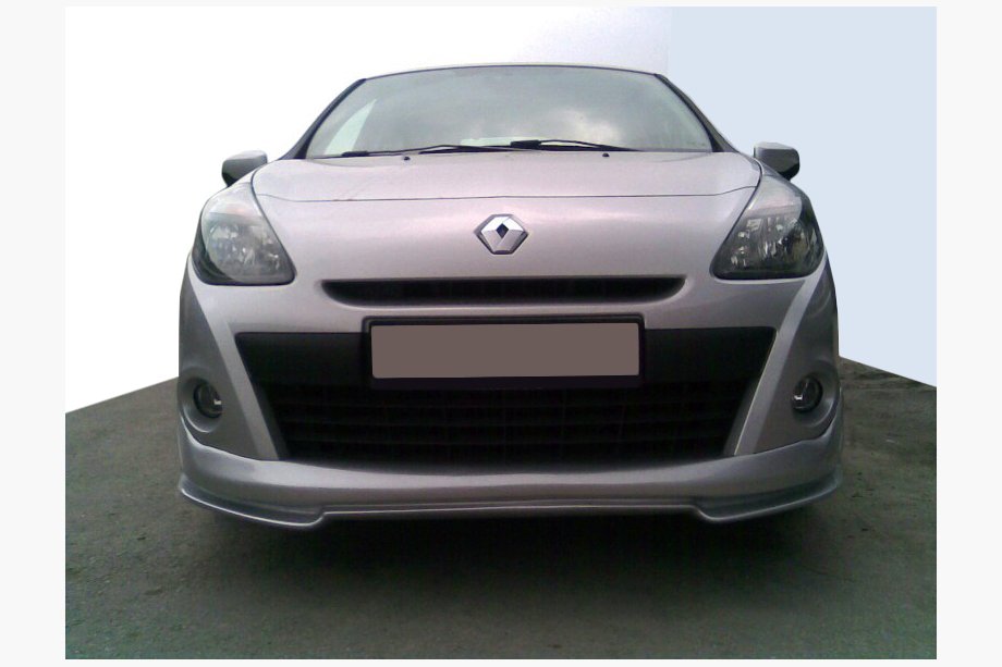 Renault Clio III 2005–2012 Frontläpp till främre stötfångare V2 (för lackering) Foto 1
