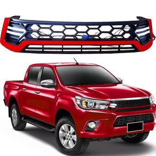 Framgrill med LED Toyota Hilux 2015–