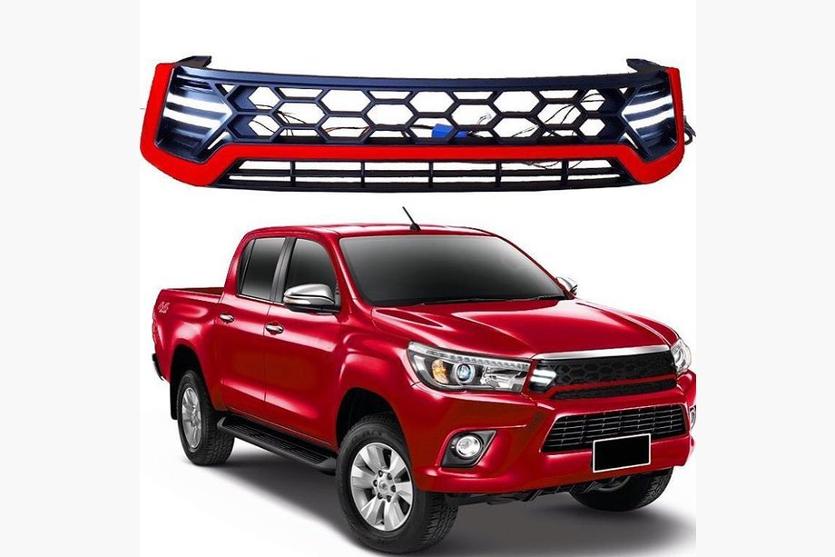 Toyota Hilux 2015– Framgrill med LED Image
