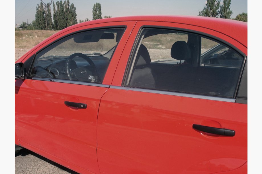 Chevrolet Aveo T200 2002–2008 Fönsterlister (4 st, rostfritt) Image
