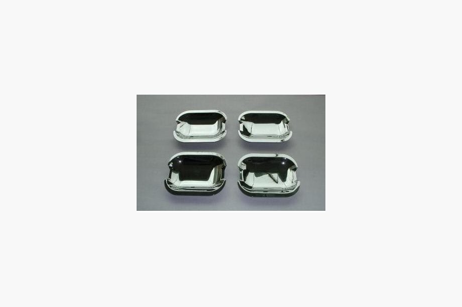 Mercedes ML W163 1997–2005 Skydd för handtagsskålar (4 st, rostfritt stål) Image