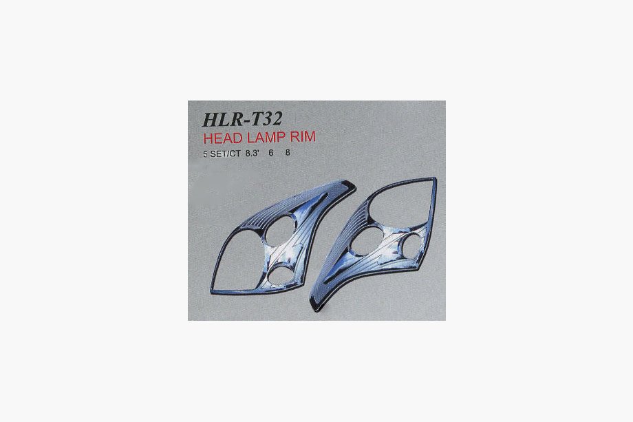 Toyota Land Cruiser Prado 120 2002–2009 Strålkastarlister V1 (2 st, plast) Image