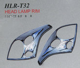 Toyota Land Cruiser Prado 120 2002–2009 Strålkastarlister V1 (2 st, plast) foto 1