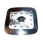 Hyundai Santa Fe 2 2006–2012 Kromad tanklockskåpa (kromad plast) foto 1