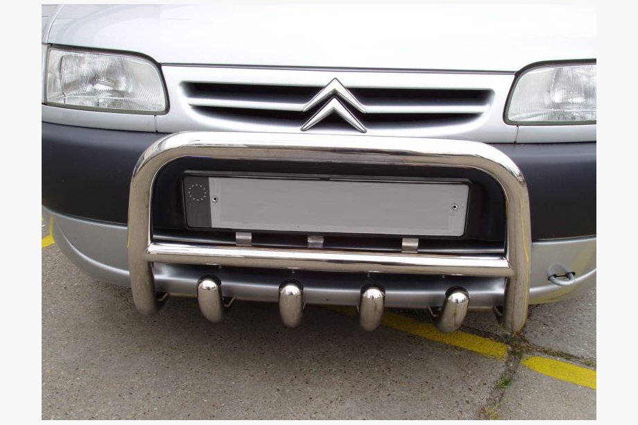 Peugeot Partner 1996–2008 Frontbåge QT006 (rostfri) 51 mm Image
