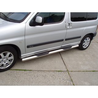 Sidorör (2 st, rostfritt) Citroen Berlingo 1996–2008 foto 1