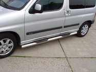 Citroen Berlingo 1996–2008 Sidorör (2 st, rostfritt) foto 1