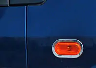 Ford Fiesta 2002–2008 Kromring för blinkers (2 st, rostfritt stål) foto 1