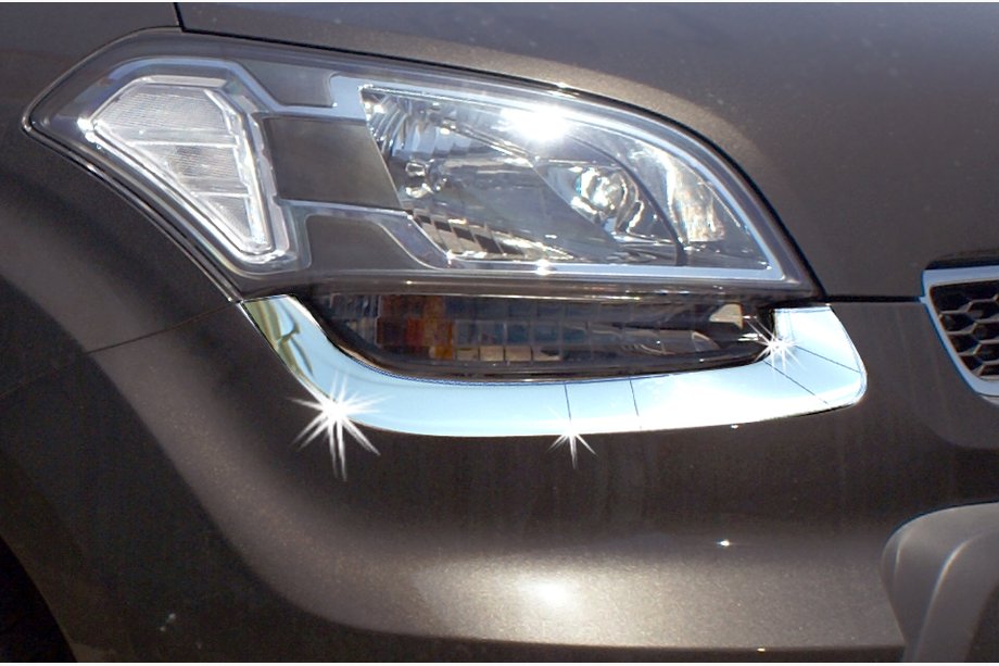 Kia Soul I 2008–2013 Kromramar till strålkastare (2 st, rostfritt stål) Foto 1