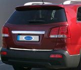 Kia Sorento II XM 2009–2014 Bakluckelist i rostfritt stål (2009-2013) foto 4