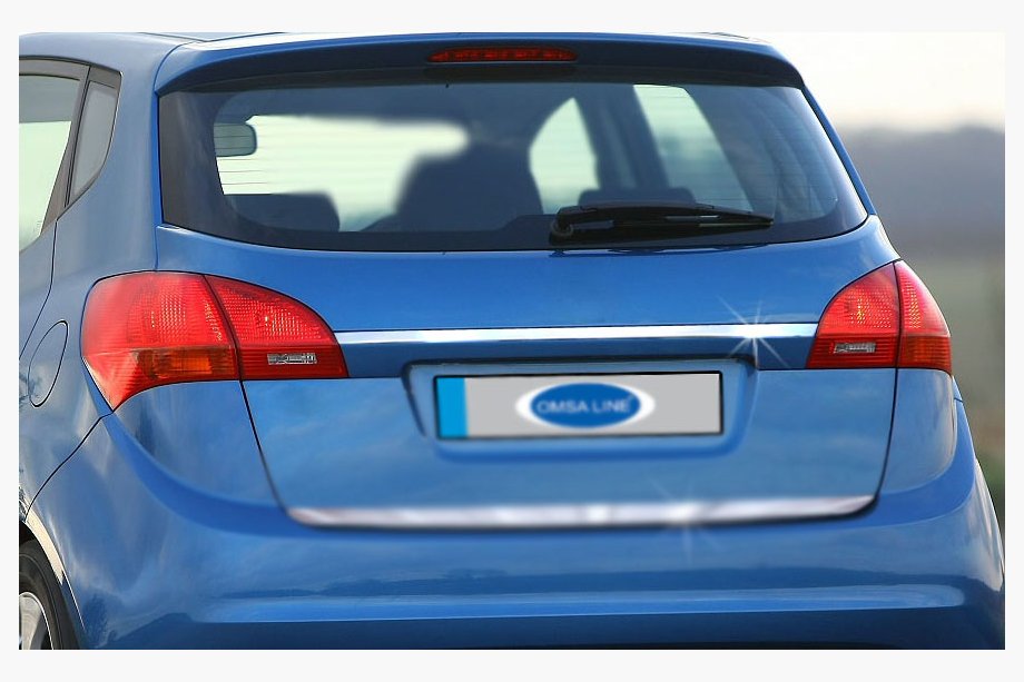 Kia Venga 2010–2019 Rostfri list ovanför registreringsskylten Image