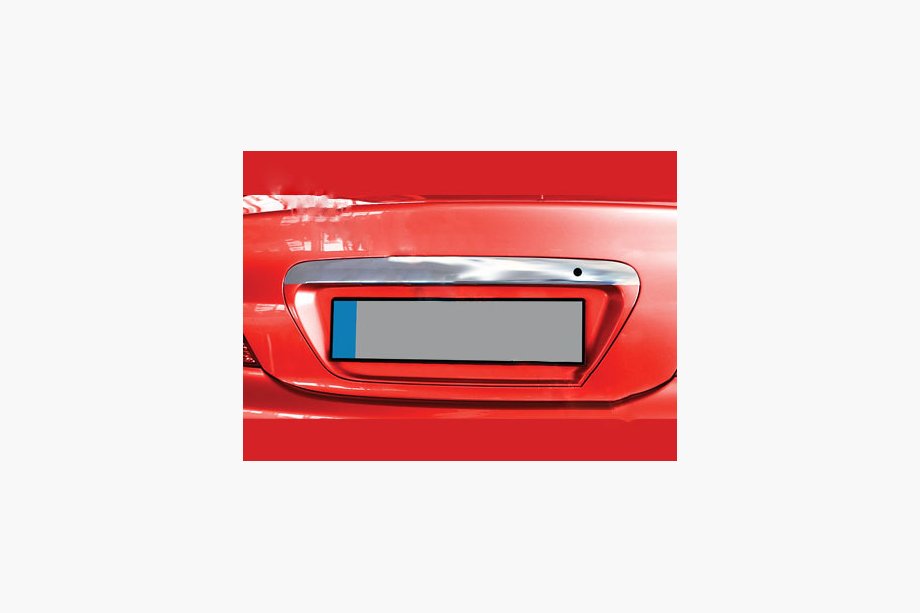 Mitsubishi Lancer 9 2004–2008 List ovanför registreringsskylten (rostfritt stål) Image