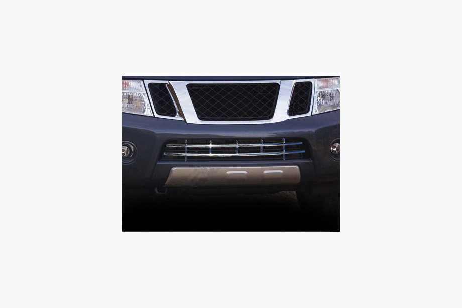 Nissan Pathfinder R51 2005–2014 Stötfångargaller (rostfritt) Image