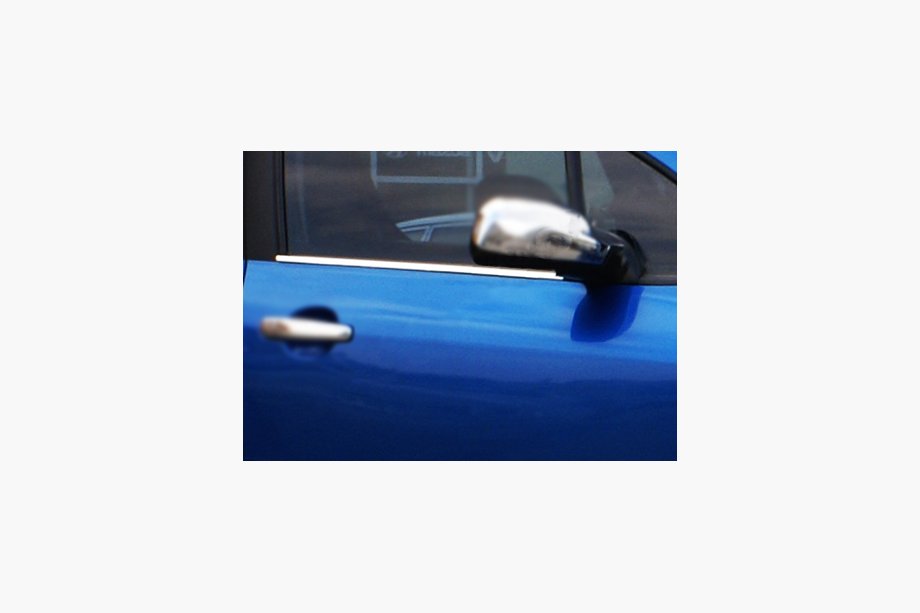 Peugeot 307 2001–2008 Yttre kromlister runt rutorna (4 st, rostfritt stål) Foto 2