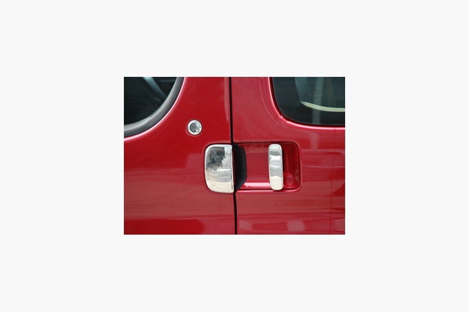 Peugeot Partner 1996–2008 Dörrhandtagsskydd (rostfritt stål) för 5-dörrars Image