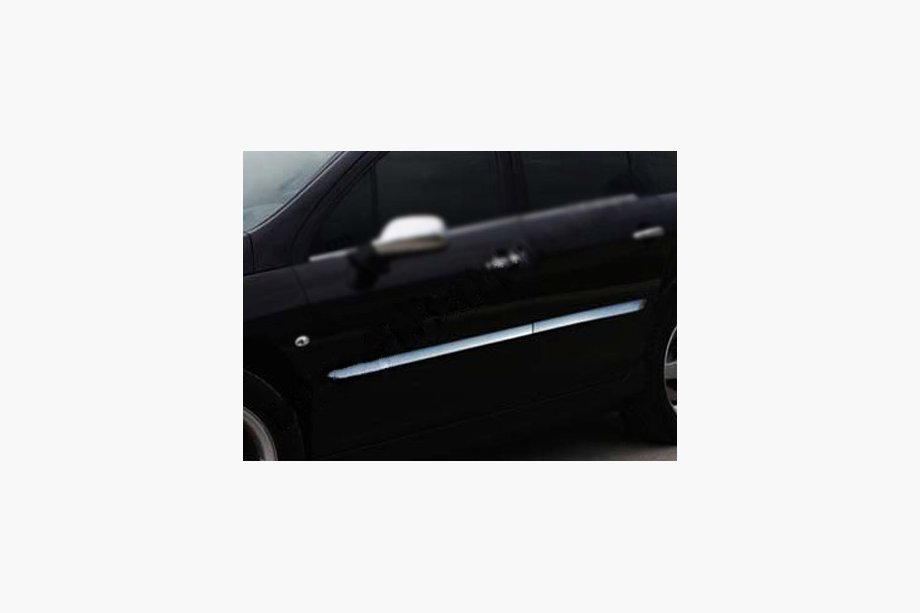 Peugeot 407 2004–2011 UTFÖRSÄLJNING !!! Dörrlister (4 st, rostfritt stål) Image