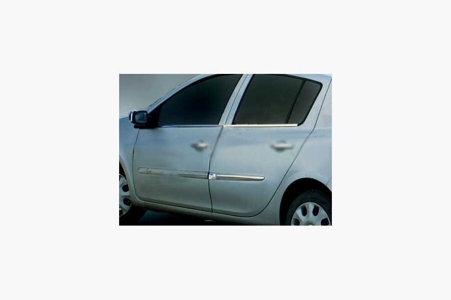 Renault Clio III 2005–2012 Dörrlister (4 st, rostfritt stål) Image