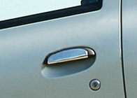Renault Symbol 1999–2008 Dörrhandtagskåpor i rostfritt stål foto 5