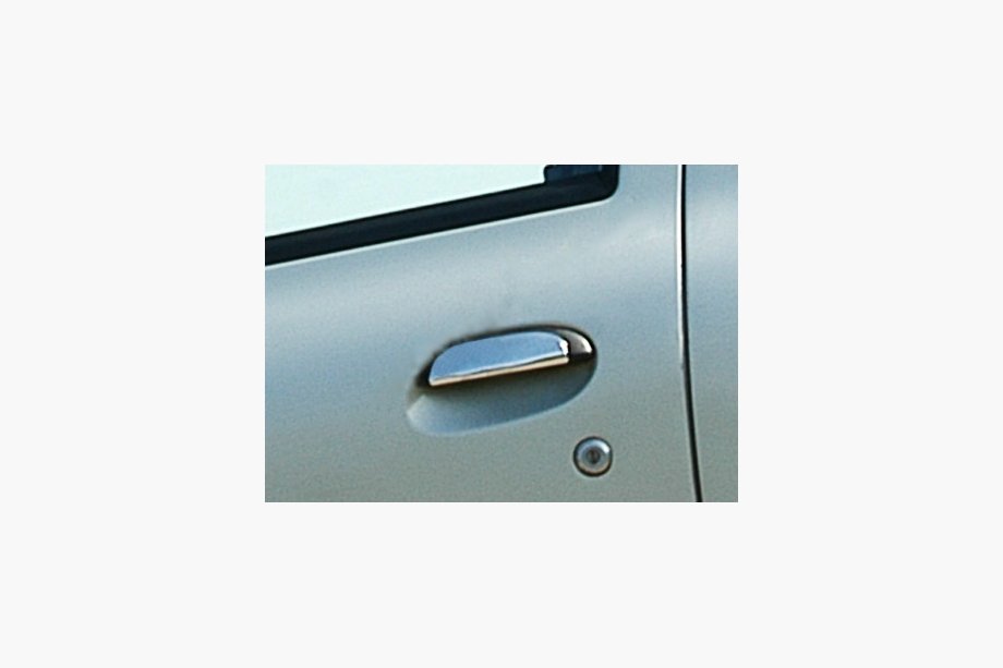 Renault Scenic 1998–2003 Dörrhandtagskåpor (4 st, rostfritt stål) Carmos - turkiskt stål Image