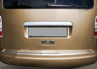Volkswagen Caddy 2010–2015 Rak bakre stötfångarskydd (Omsa, rostfritt stål) Blank foto 2