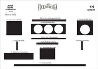 Audi 80/90 1987–1996 Dekorlist till instrumentpanel Aluminium foto 4