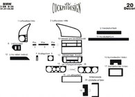 BMW 3-serien E36 1990–2000 Instrumentpanelskydd Aluminium foto 4