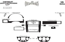Chevrolet Lacetti 2003–2024 Instrumentpanelinlägg Sedan (Meric) Trä foto 5