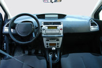 Citroen C-4 2004–2010 Instrumentpanelskydd Kolfiber foto 3