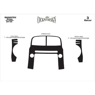 Instrumentpanelskydd Daihatsu Sirion 2005–2015 foto 3