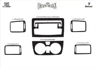 Fiat Idea 2003–2016 Dekorlist till instrumentpanel foto 2