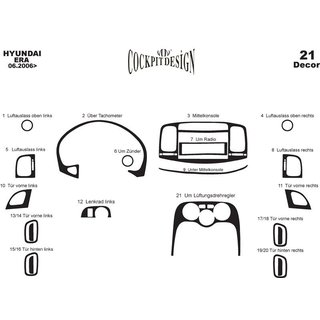 Instrumentpanelskydd Hyundai Accent 2006–2010 foto 4