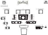 Opel Vectra C 2002–2008 Instrumentpanelskydd Aluminium foto 6