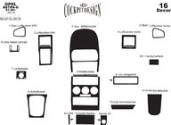 Opel Astra G Classic 1998–2012 Instrumentpanelskydd Aluminium foto 9