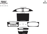 Renault Laguna 2001–2007 Instrumentpanelslister (2001-2005) Aluminium foto 8